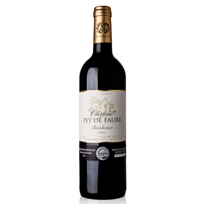 真快乐自营 法国波尔多 佩富丽古堡干红葡萄酒750ml