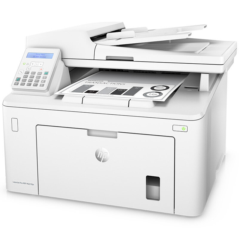 多功能一体机惠普hpmfpm227fdn黑白激光多功能一体机打印机打印复印