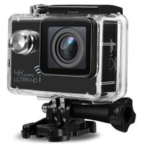 米狗M7 黑色 4K运动相机摄像机行车记录仪高清一体机WIFI防水相机 4K运动相机含8G高速卡