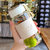 水杯女玻璃可爱学生韩版夏天用便携耐热透明茶杯高颜值随手杯子男(米白色480毫升)