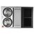 奥普(AUPU) 浴霸 双暖浴霸 灯暖风暖 吹风换气照明 适配多种吊顶 HDP5021A 银色