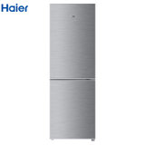 海尔（Haier）BCD-160TMPQ 直冷双门小冰箱 快速冷冻 租房神器 家用电冰箱(银色 160L)