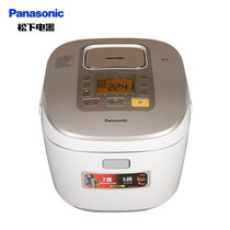 松下（Panasonic）电饭煲日本进口IH智能变频电磁立体加热5L电饭锅SR-AVA184 茶色(白色 5L)