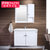 法恩莎（FAENZA） 浴室柜80公分简欧组合套装镜柜美式实木面盆FPGM3621F-H(含配件)