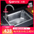 舒美特厨具(SUPERTE) 水槽单槽套餐304不锈钢厨房阳台洗菜盆洗碗池加厚一体成型(5339 标配（不含龙头）)