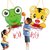 【彼优比】儿童卡通篮球板 户外室内悬挂篮球架 运动体育投篮玩具（新美）(黄色 运动套装)
