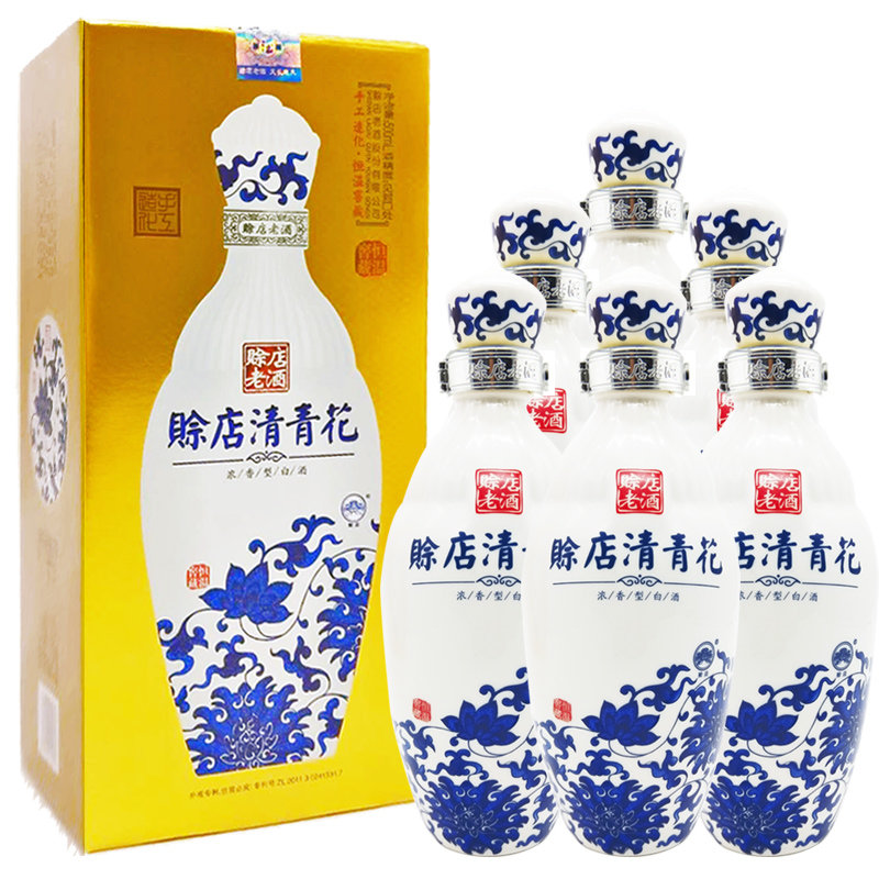 46度赊店清青花 500ml(6瓶整箱 瓶)
