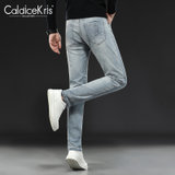 CaldiceKris （中国CK）秋冬厚款轻奢欧品男士修身潮流欧美牛仔裤 CK-FS8806