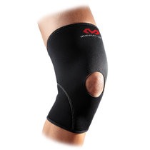 迈克达威402 XL码黑色 美国跑步骑行户外网羽篮球保暖露髌骨运动护膝护具