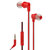 JBL T120A 立体声入耳式耳机 红 手机音乐耳机 游戏耳机 耳机耳麦 带麦可通话