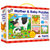 英国GALT 婴幼儿大块动物拼图儿童宝宝早教玩具1-2-3岁男女孩礼物礼盒装(亲子拼图-农场)