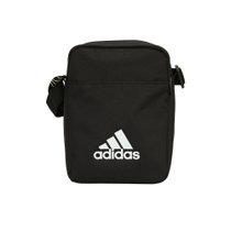 Adidas阿迪达斯男女包2021新款官方运动包休闲斜挎包单肩包H30336(黑色)
