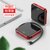 超薄迷你自带线充电宝10000毫安大容量快充超轻便携移动电源(D73红色)