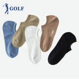 【5双装】GOLF男士短袜棉质船袜(均码)