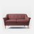 TIMI天米 简欧布艺沙发 现代简约单人双人三人沙发 客厅小户型沙发组合(酒红色 单人沙发)