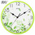 汉时(Hense)现代创意简约装饰静音挂钟客厅时尚石英时钟HW87(绿色-ABS外框)第2张高清大图