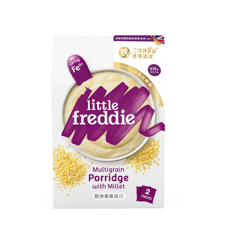 小皮littlefreddie米粉高铁益生菌米粉宝宝辅食婴儿米糊欧洲原装进口7