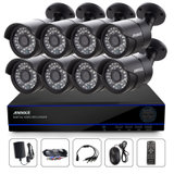 科安数字（ANNKE）51N AHD同轴200万高清摄像头套装 安防监控器设备(8路套装 带3TB硬盘)