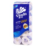 维达vinda蓝色经典系列纸巾 1800克卫生纸卷纸10卷(维达V4028一条)
