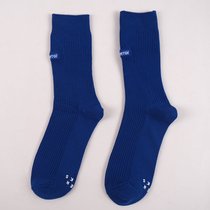 SUNTEKADER ERROR双针中筒袜刺绣潮牌袜韩国设计师男女街头运动潮袜(均码 蓝色)