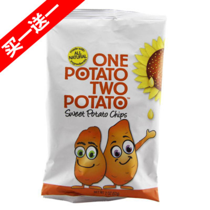one potato two potato两个土豆 美国进口 红薯片 57g