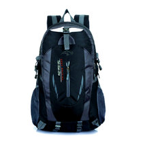 户外背包登山包双肩包男女大容量休闲旅行包运动旅游包徒步(经典（黑色）)