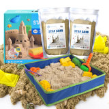 JoanMiro儿童太空玩具沙塑料组合套装 DIY玩具沙子