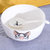 创简坊（CJIANFF） 陶瓷8英大碗汤碗大号面碗创意卡通碗筷套装微波炉家用餐具(可爱猫8英寸大汤碗1只 拍下就送1大)