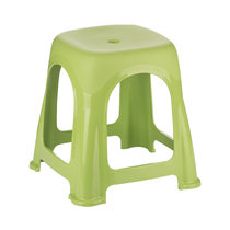 茶花塑料凳子加厚家用高凳子北欧简约高脚客厅餐桌凳子家用简约(中凳【绿色】)
