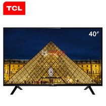 TCL L40F3301B 40英寸 USB播放视频  自然光护眼 LED液晶电视 黑色