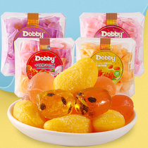 Dobby 台湾水果软糖进口网红零食节日糖果盒装喜糖混合水果味341g(软糖 什锦味341g)