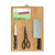 双枪竹木砧板三件套装砧板菜刀剪刀水果刀厨具 C40164