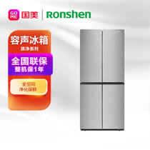 容声(Ronshen) BCD-431WSK1FPG 431升十字对开门冰箱 草木除菌精致分储 月光银