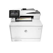 惠普HP M477 系列彩色激光多功能打印复印扫描传真一体打印机 477fnw标配(自动双面)(官方标配送A4测试纸20张)