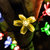 LED太阳能小彩灯户外防水满天星圣诞灯串阳挂件台花园庭院装饰灯(樱花-彩色 太阳能-7米50灯【8模式】)