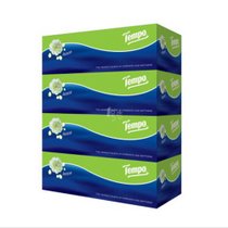 Tempo/得宝盒装面巾纸 茉莉花味 3层加厚 4盒*90抽 餐巾纸 卫生纸