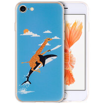 优加 iPhone7/苹果7卡通浮雕彩绘保护套手机软壳海贼(4.7英寸）