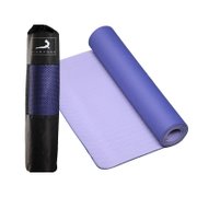 皮尔瑜伽PR-1001-4环保TPE瑜伽垫（蓝色）（6MM）（赠背包）