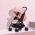 亿宝莱婴儿推车超轻便携可坐可躺高景观婴儿车宝宝手推车四季通用BB童车(粉色)第2张高清大图