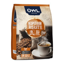 马来西亚进口 猫头鹰(OWL) 采用阿拉比卡咖啡豆 研磨系列 全新 棉袋浸泡 三合一咖啡 15条525g