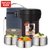泰福高新保温饭盒不锈钢3-4层保温盒成人保温桶便当盒1.5L 、1.8L/2L/ 2.3L(不锈钢色)