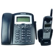 飞利浦（PHILIPS）TD-6816A模拟无绳电话（黑色）（语音报号，超高性价比，来电显示功能）
