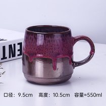 个性潮流复古马克杯陶瓷男女牛奶家用礼品水杯办公室定制做茶杯子(透明 31号 如图发)