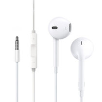 苹果 iPhone 原装 4 5 6 7 S plus I4 I5 I6 I7 I6P I7P 入耳式 线控 音乐 耳机(白色)