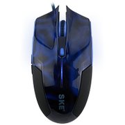 SKE S-X1L有线炫光鼠标（黑蓝色）