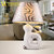 汉斯威诺 陶瓷台灯 卧室床头灯 现代简约创意时尚可爱温馨田园灯具(大象带光源（HS203012）)