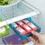 有乐 创意厨房用品抽动式置物盒 收纳盒 冰箱保鲜隔板层多用收纳架（大号）zw608(绿色)