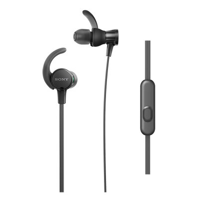 Sony/索尼 MDR-XB510AS 入耳式运动耳机音乐线控重低音防水通话(黑色)
