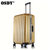 OSDY行李箱24寸铝框拉杆箱女20寸旅行箱万向轮登机箱(香槟色 24寸)