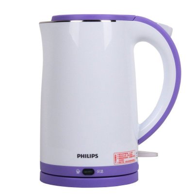 飞利浦(Philips) 电热水壶HD9312 双层防烫不锈钢大容量电热烧水壶